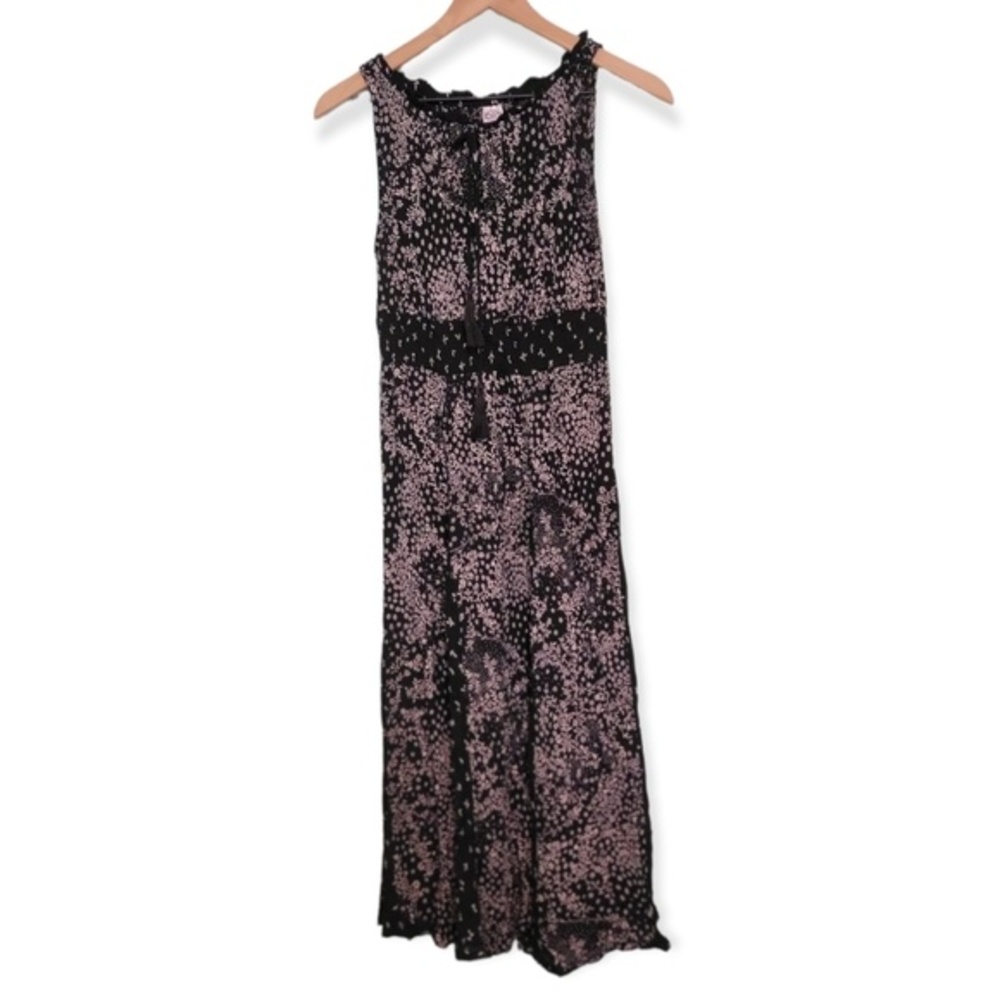 Bila Black & White Boho Maxi Dress Size Small